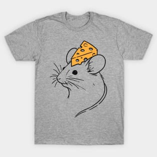 mouse with cheese hat T-Shirt